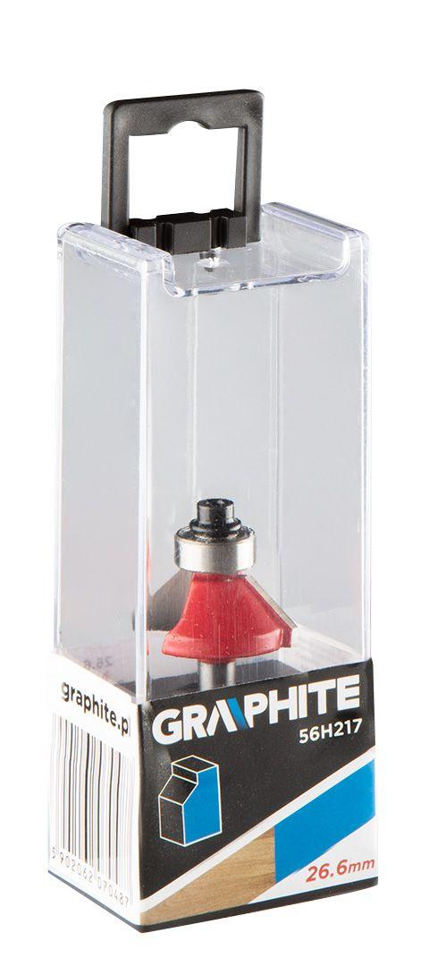 Burghiu freza pentru rotunjire, HM, 26.6x9.520mm, tija 6mm 56H217