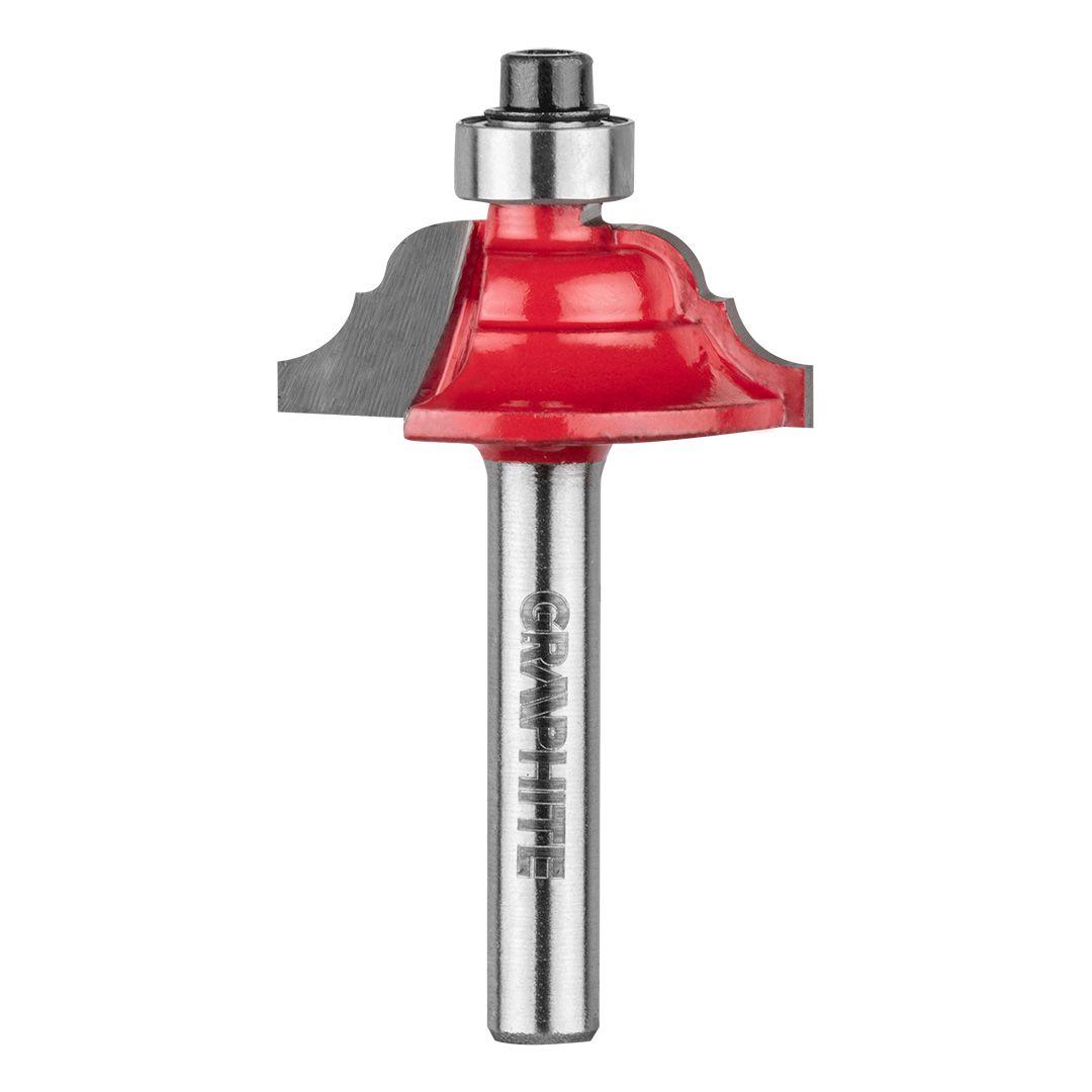 Burghiu freza pentru rotunjire decorativa, HM, 28.6x11.7mm, tija 6mm 56H232