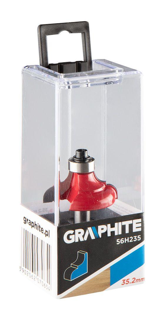 Burghiu freza pentru rotunjire decorativa, HM, 35.2x15.9mm, tija 8mm 56H235