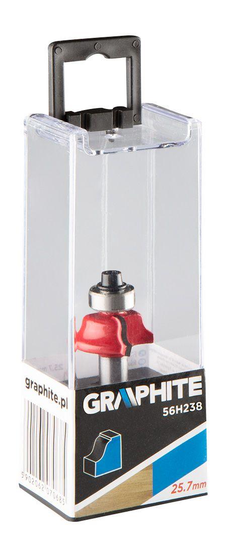 Burghiu freza pentru rotunjire decorativa, HM, 25.7x9.7mm, tija 8mm 56H238