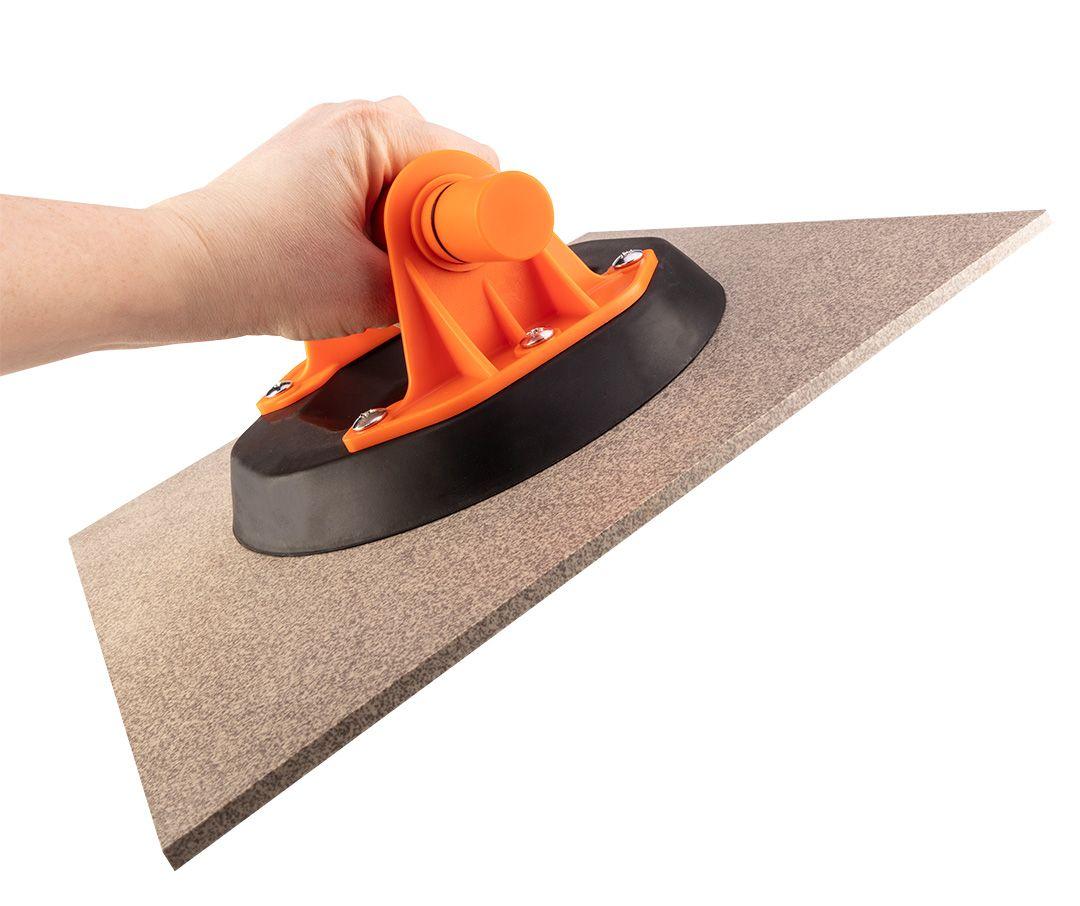 Ventuza cu pompa de aspiratie, pentru gresie si sticla, 160 kg, in valiza 56-800