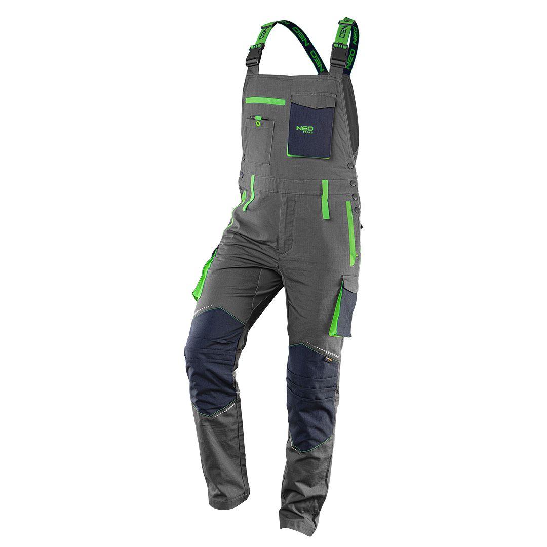 Salopeta de lucru PREMIUM, 100% bumbac, Ripstop, marimea S 81-247-S
