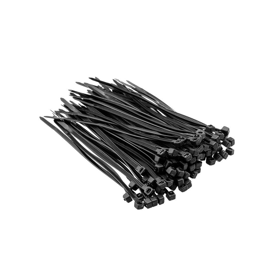 Coliere plastic negre, 2.5 x 100 mm, 100 buc -set 44E956