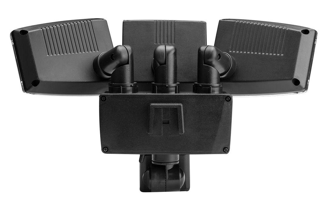 Lampa solara tripla de perete, 1000 lm, cu senzor de miscare, acc. 2 x 3.7V Li-Ion 99-089
