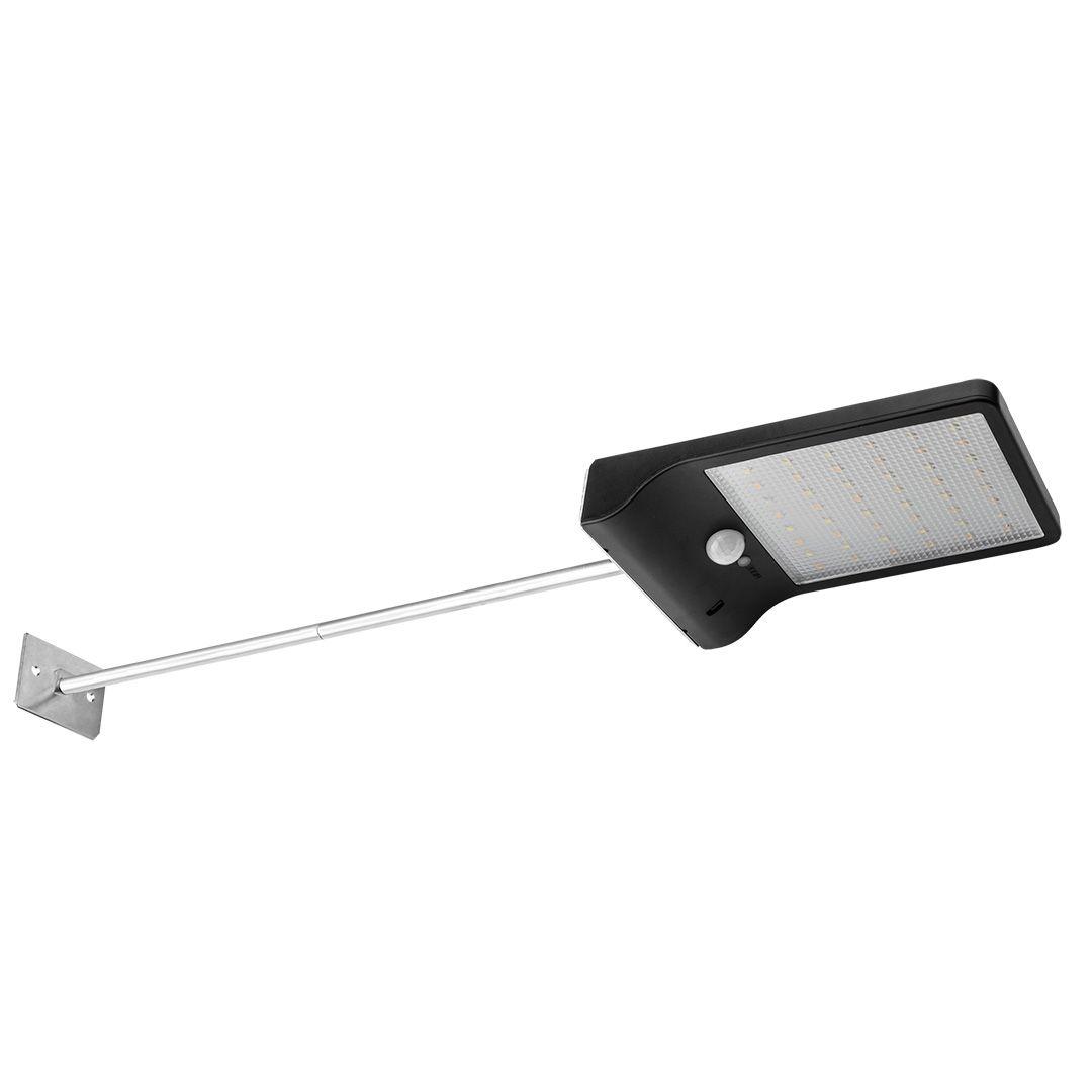 Lampa stradala solara cu telecomanda SMD LED 450 lm, 3 moduri de iluminare, senzor de miscare, acc. 3.7V Li-Ion 99-090