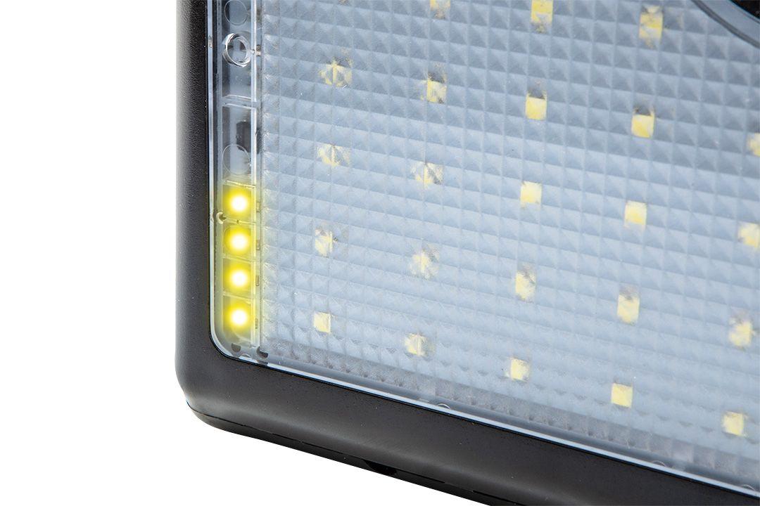 Lampa solara de perete cu telecomanda, SMD LED 900 lm, 5 moduri de iluminare, senzor de miscare, acc. LiFeP04 3.7V 99-091