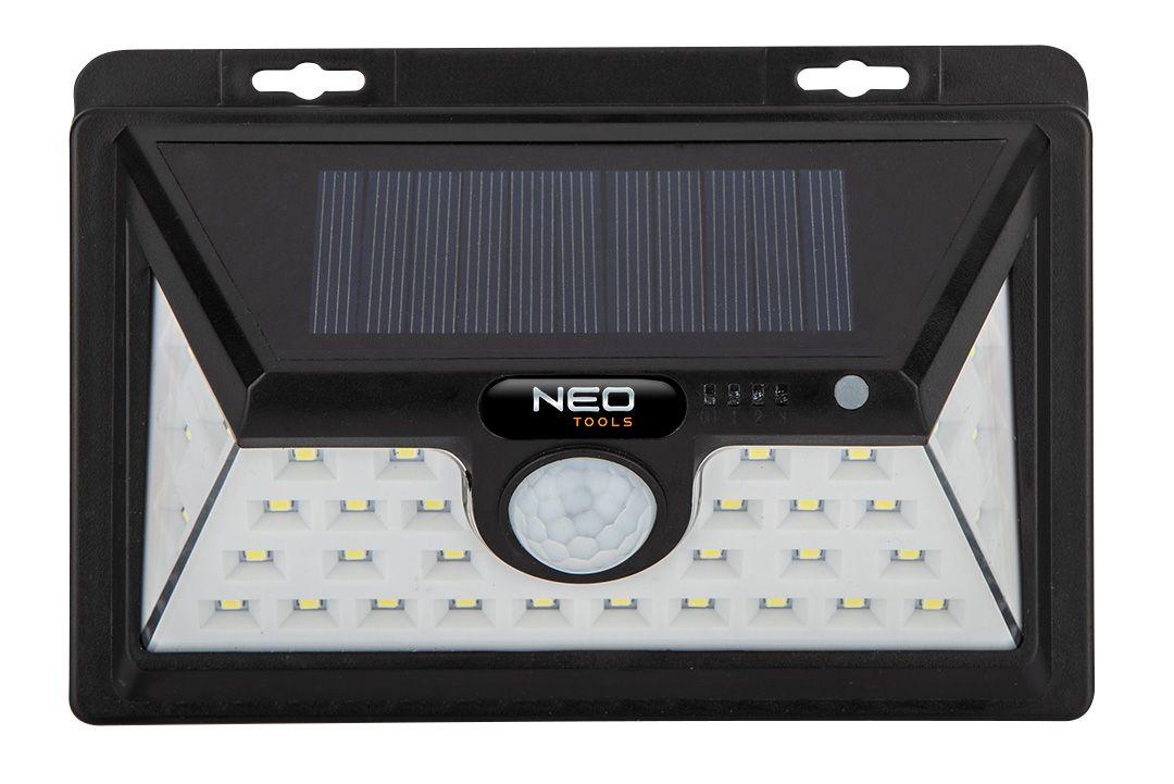 Lampa solara de perete SMD LED 350 lm, cu senzor de miscare, acc. 3.7V Li-Ion 99-088