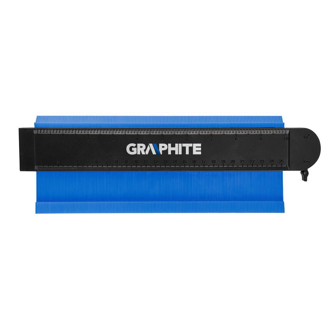 Rigla cu sablon pentru contur 250mm 55H226