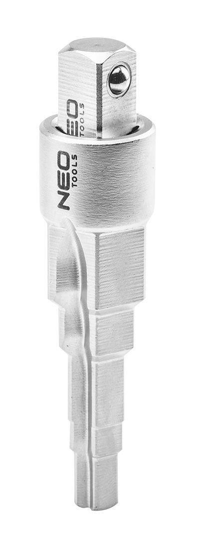Cheie in trepte pentru calorifer (1/2", 3/8",15/32")+adaptor tip "tata" 02-443