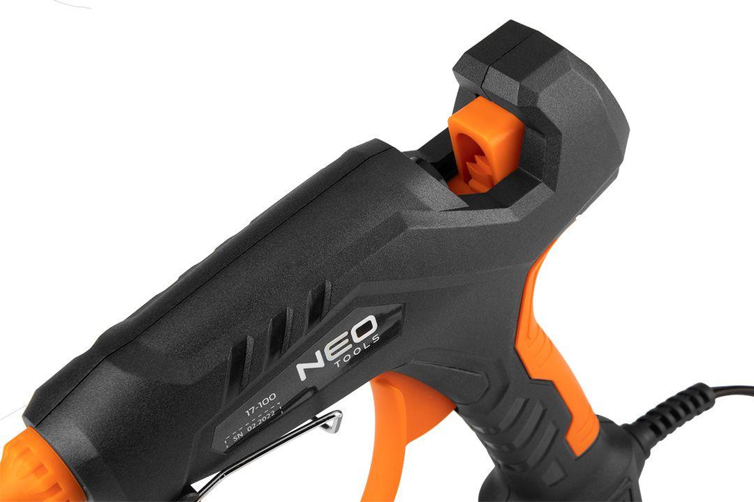 Set pistol lipit 11mm 60/100W + 12 batoane lipit + 3 protectii degete + port textil 17-100