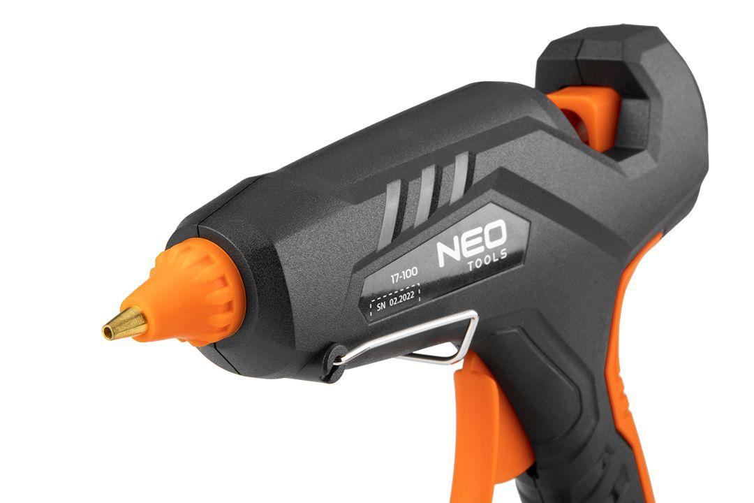 Set pistol lipit 11mm 60/100W + 12 batoane lipit + 3 protectii degete + port textil 17-100