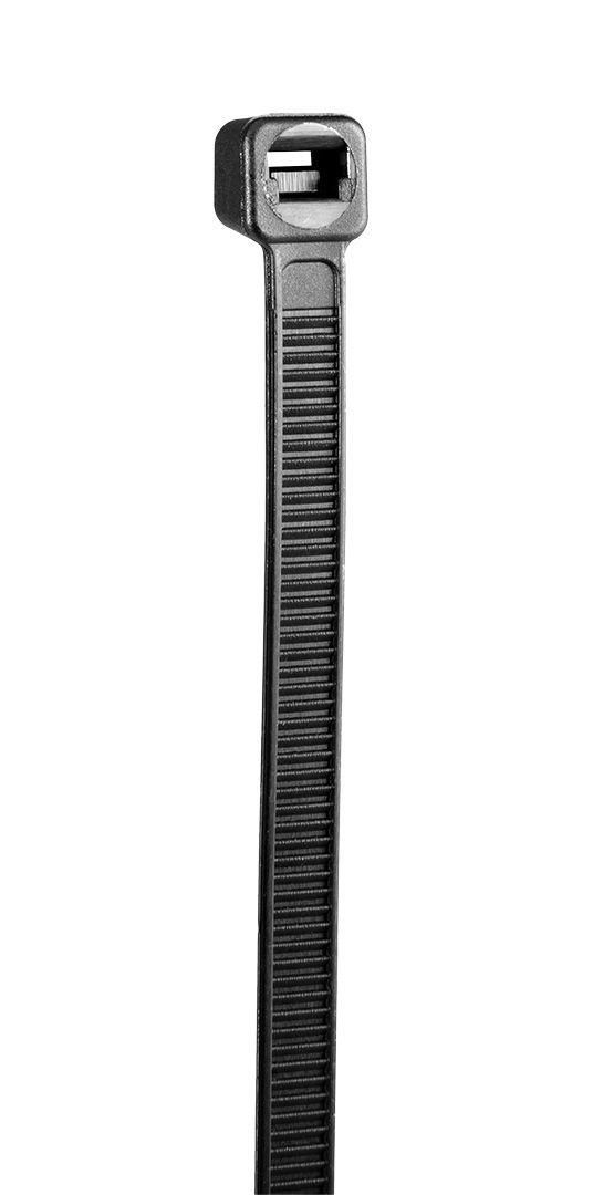 Coliere plastic 2.5 x 100 mm, 100 buc. negru 01-600