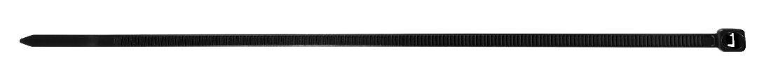 Coliere plastic 4.8 x 370 mm, 75 buc, negru 01-612