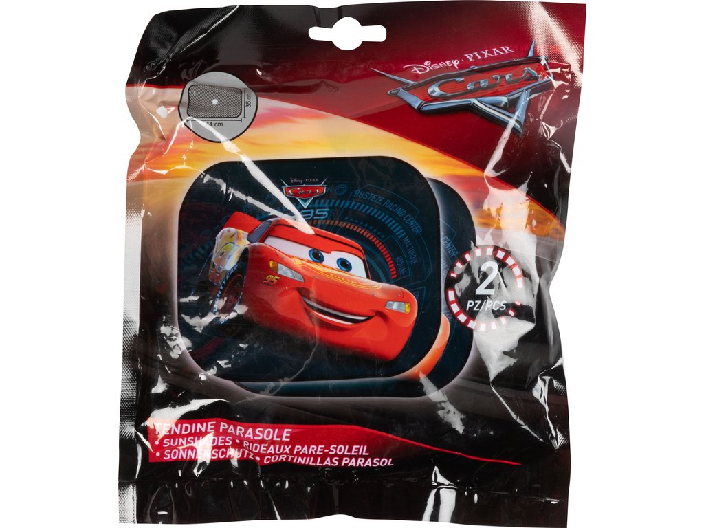 Set de 2 Parasolare Auto Pop-Up Disney Cars - Protectie Solara Eficienta 44x35cm