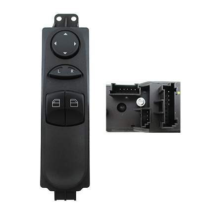 Comutator macara geam Vw Crafter 2005-2017, Mercedes Sprinter, 2005-, buton reglare oglinzi exterioare, 3 conectori A9065450213