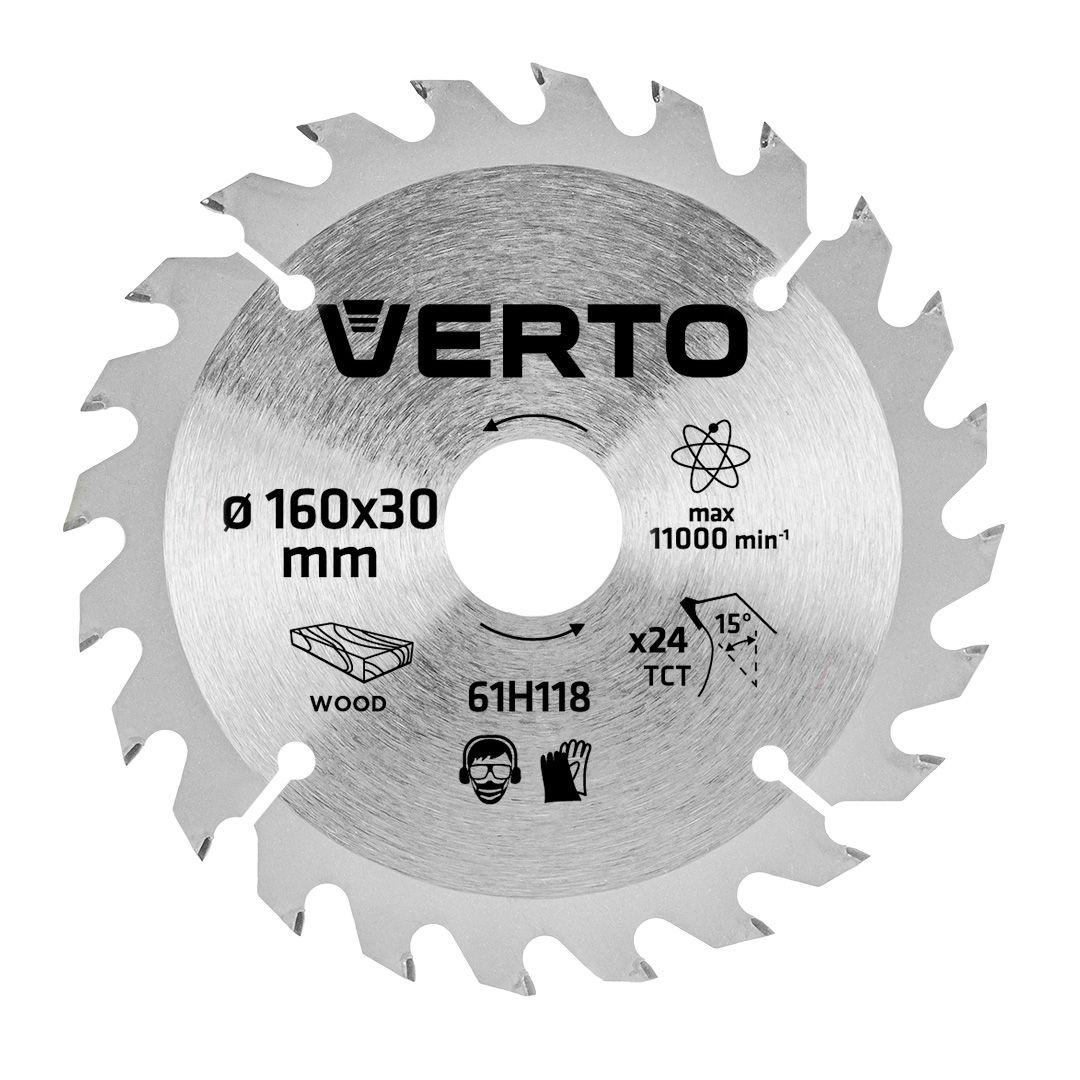 Disc pentru circular, 160 x 30 mm, 24 dinti 61H118