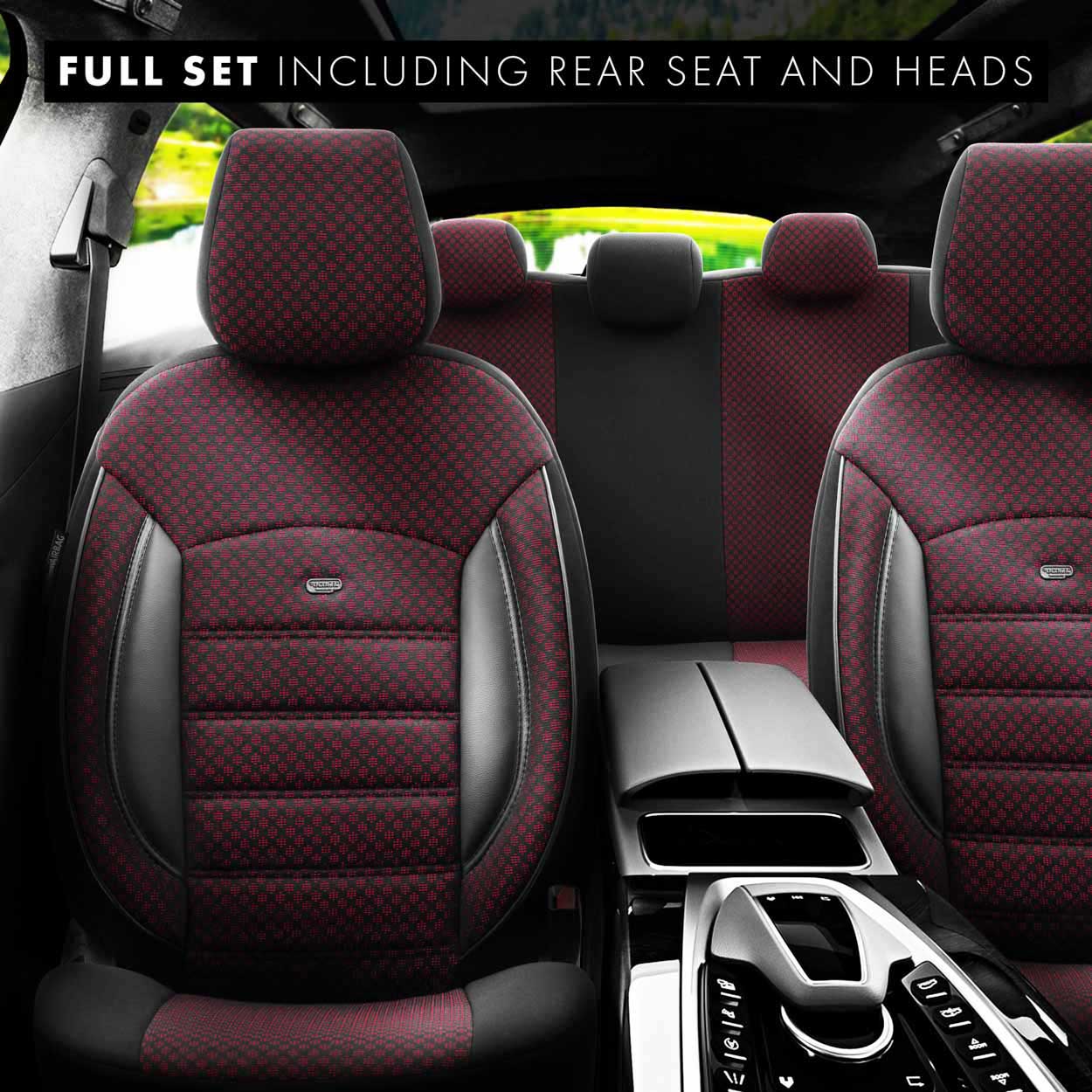 Set huse scaune PREMIUM, Universale, fractionate OTOM SPORT PLUS 103 negru