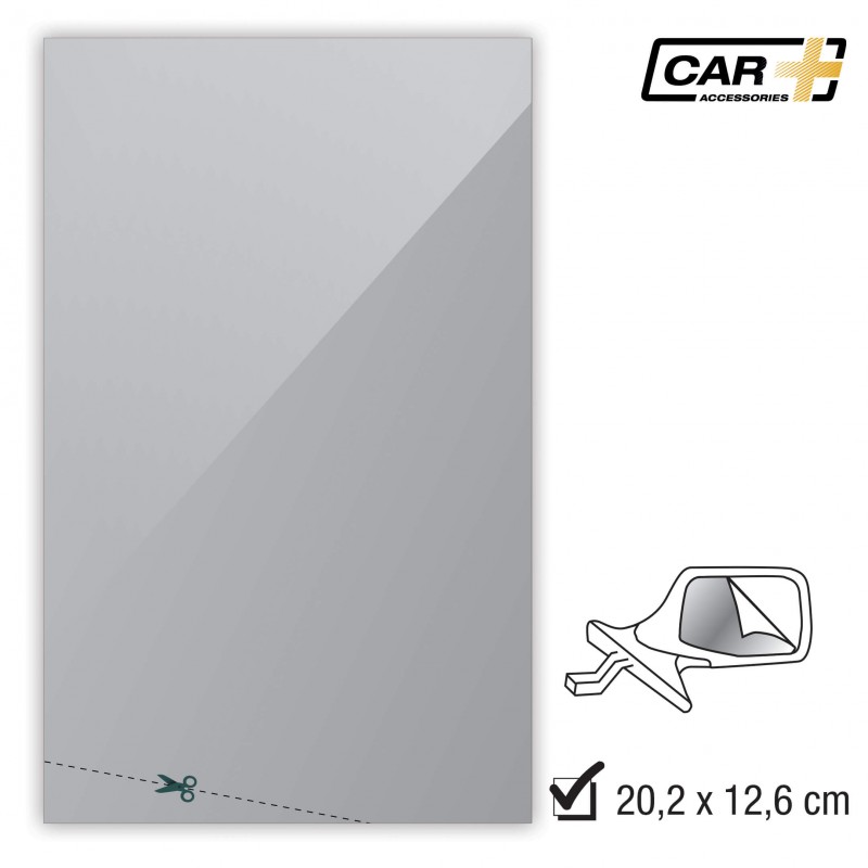 Folie de Reparatie Oglinda Auto 202 x 126 mm - Solutie Temporara pentru Oglinzi Sparte