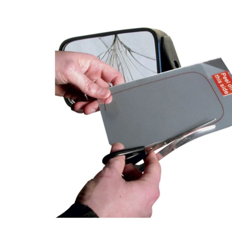 Folie Autocolanta pentru Repararea Oglinzii Auto 253 x 178 mm - Solutie Rapida si Eficienta