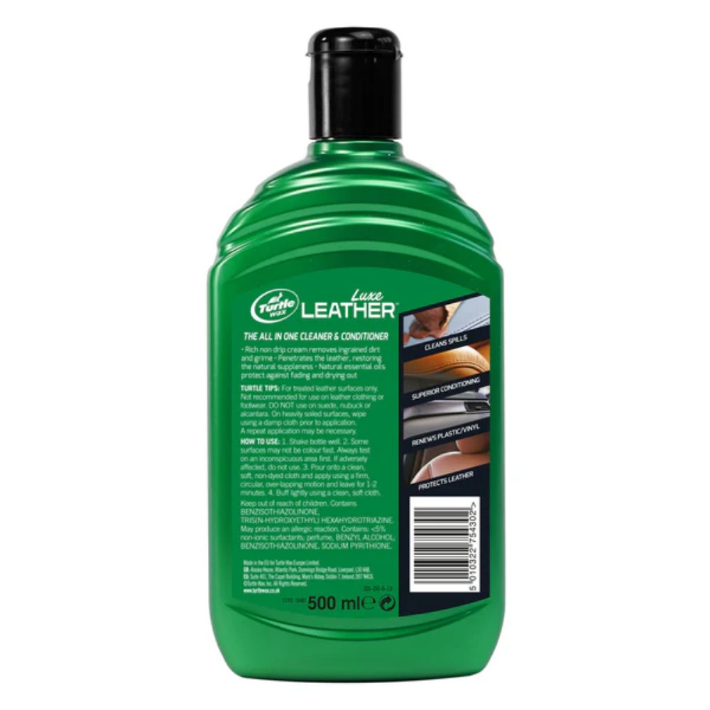 Solutie reconditionare si curatare piele Turtle Wax previne crapaturile si dezhidratarea pielii, 500 ml , TW52869