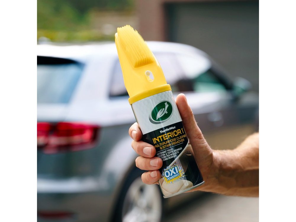 Spray curatat tapiteria Turtle Wax pentru curatat mochete si scaune spuma cu perie , 400 ml