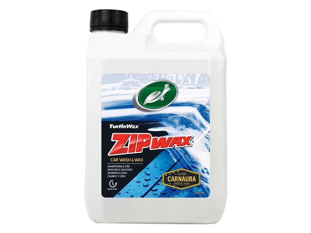 Sampon auto concentrat, cu ceara Turtle Wax Essential Zip Wax FG7999, 2.5L