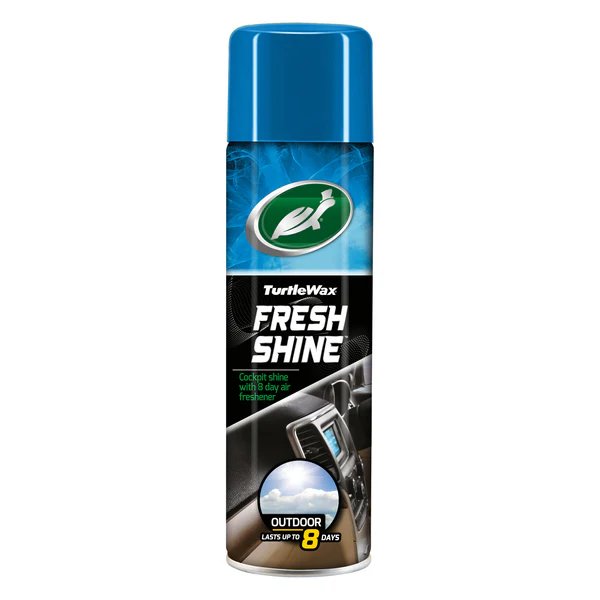 Spray curatare bord Turtle Wax Cockpit Fresh Shine Outdoor 500ml pt. elemente plastic , cu parfum de lunga durata FG7739