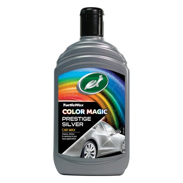 Solutie polish auto Turtle Wax Color Magic Prestige Silver (argintiu) 500ml