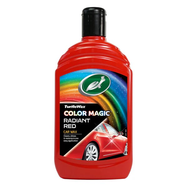 Solutie polish auto Turtle Wax Color Magic Radiant Red (rosu) 500ml