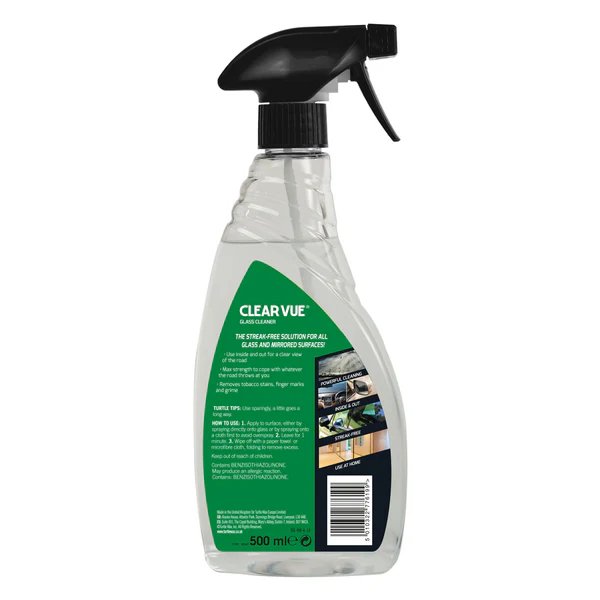 Solutie pentru curatat geamuri, parbriz, luneta Turtle Wax ClearVue Glass Cleaner 500ml