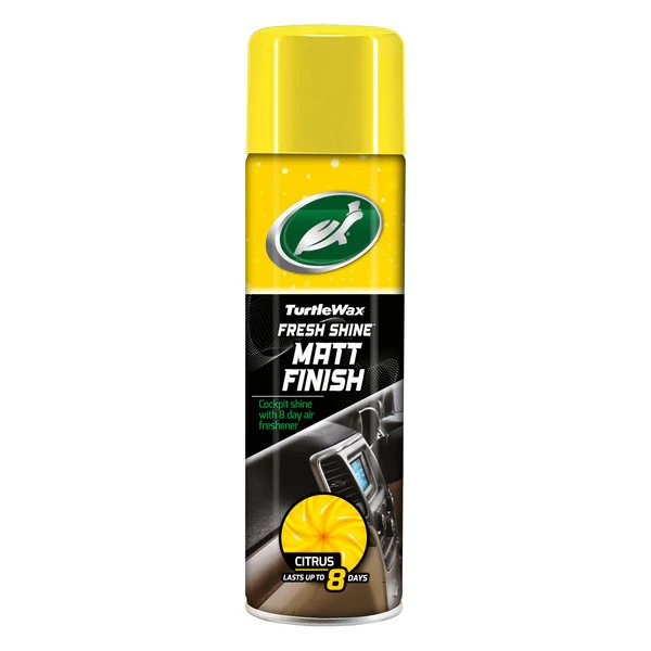 Spray curatat bord Turtle Wax Fresh Shine Matt 500ml pt. elemente plastic , cu parfum de lunga durata