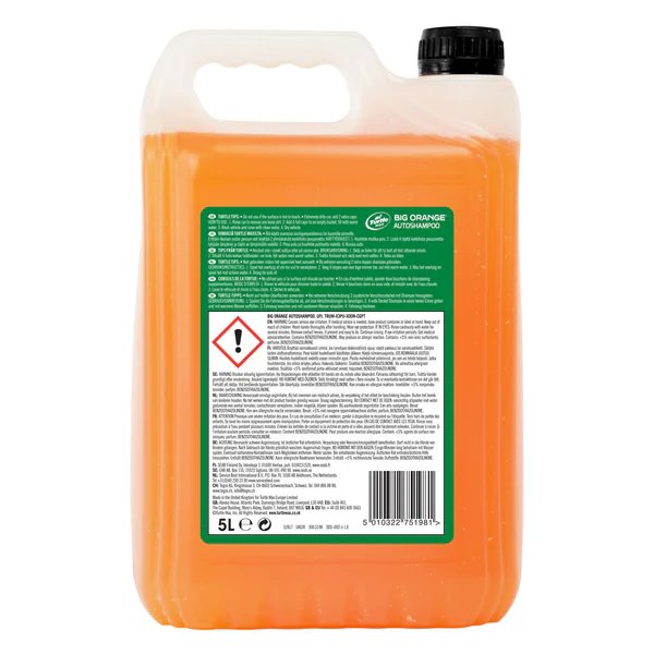 Sampon auto Turtle Wax Big Orange 5L Shampoo