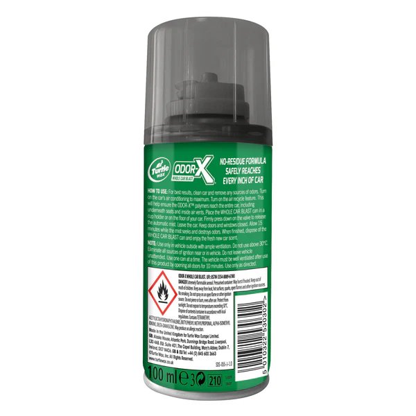 Spray automat eliminare mirosuri neplacute (fum, animale companie, cafea, mancare ) Power Out Odor-X Whole Car Blast-New Car 100ml
