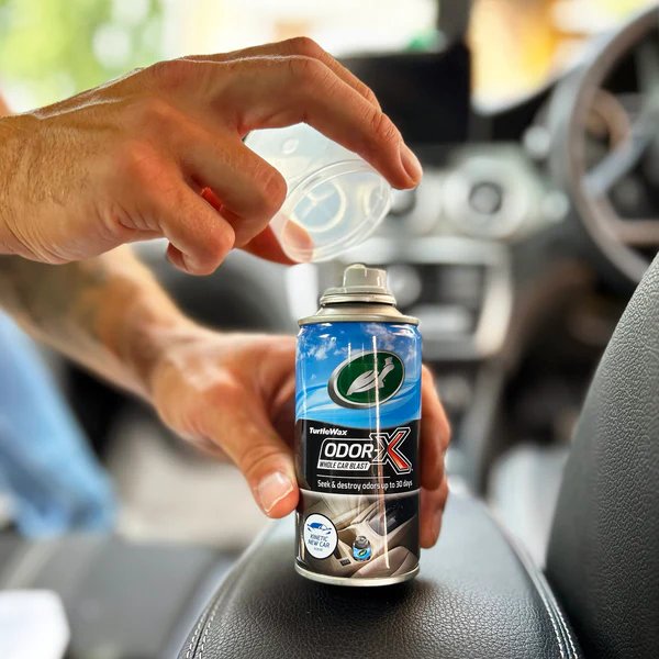 Spray automat eliminare mirosuri neplacute (fum, animale companie, cafea, mancare ) Power Out Odor-X Whole Car Blast-New Car 100ml