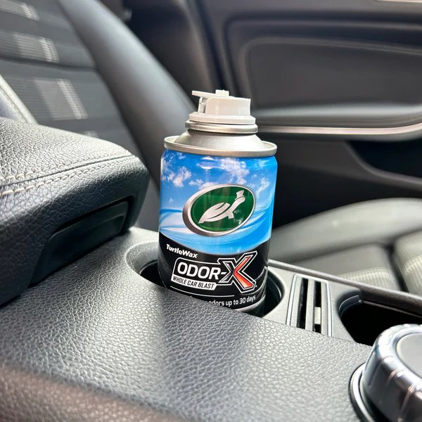 Spray automat eliminare mirosuri neplacute (fum, animale companie, cafea, mancare ) Power Out Odor-X Whole Car Blast-New Car 100ml