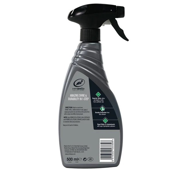 Ceara auto lichida Turtle Wax 53350 Hybrid Solutions HS Ceramic Wet Wax 500ml