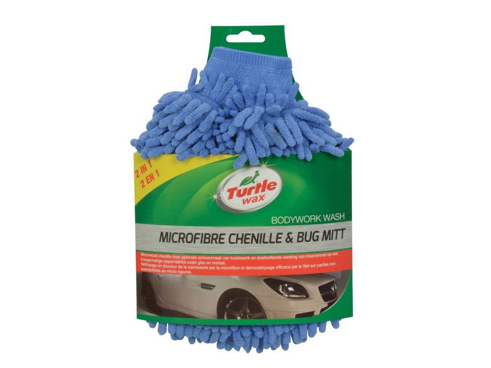 Laveta microfibre TurtleWax X163TD tip manusa pentru spalat auto si orice suprafata