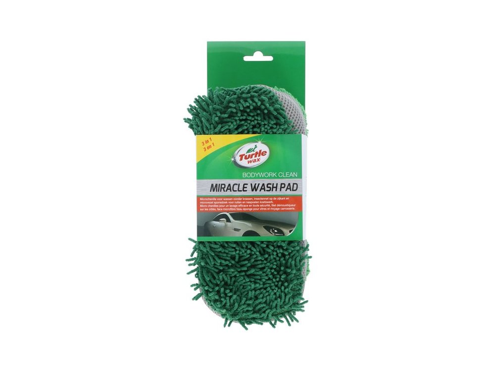 Pad microfibre Turtle Wax X1186TD Washing Pad Miracle, cu doua fete, pentru spalat auto