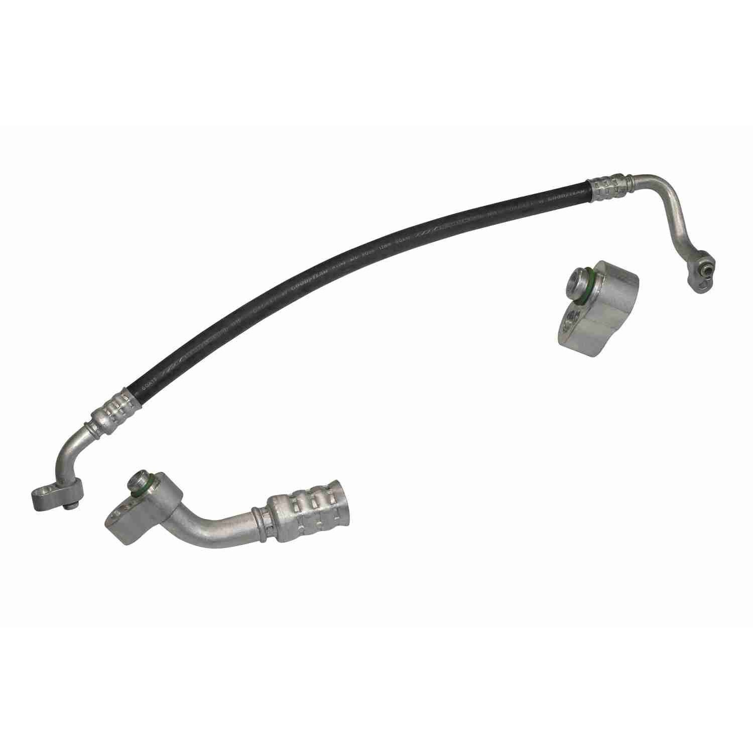 Conducta aer conditionat Audi A3, 96-03, Seat Leon, 99-05, Toledo, 99-05, Skoda Octavia, 96-10, Bora, 98-05, Golf 4, 97-03, motor 1.6, 1.8, 2.8 V6, 1.4, 1.9 TDI, 2.3, 2.0, 2.3, furtun inalta presiune , Compresor - Condensator, freon : R134A