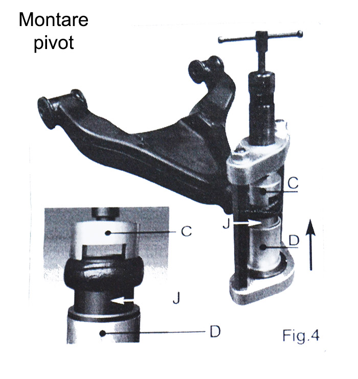 Set presa auto BestAutoVest pentru demontare montare pivot/rotula Mercedes Sprinter, adaptoare incluse