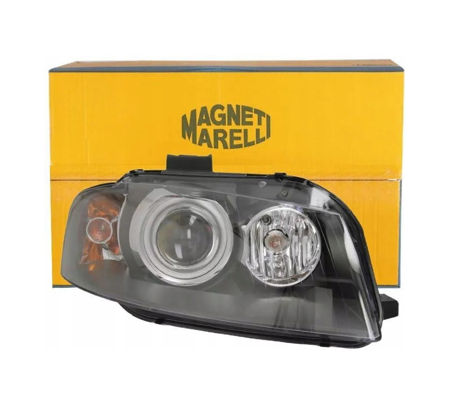Far Audi A3 (8p), 05.2003-04.2008, montare fata, dreapta, bi-xenon; D1S; electric; fara bec xenon; fara ballast; cu motor; xenon, MAGNETI MARELLI
