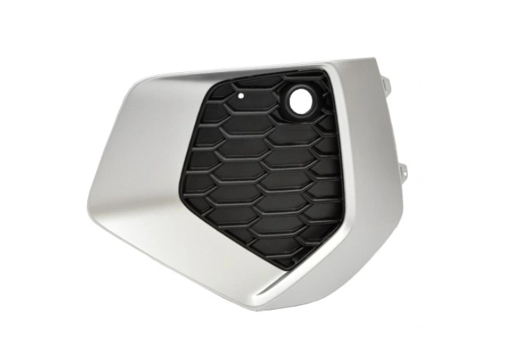 Grila bara protectie, spoiler Audi A3 (8y), 04.2020-, montare fata, stanga, nichel; gaura senzor parcare, RapidAuto
