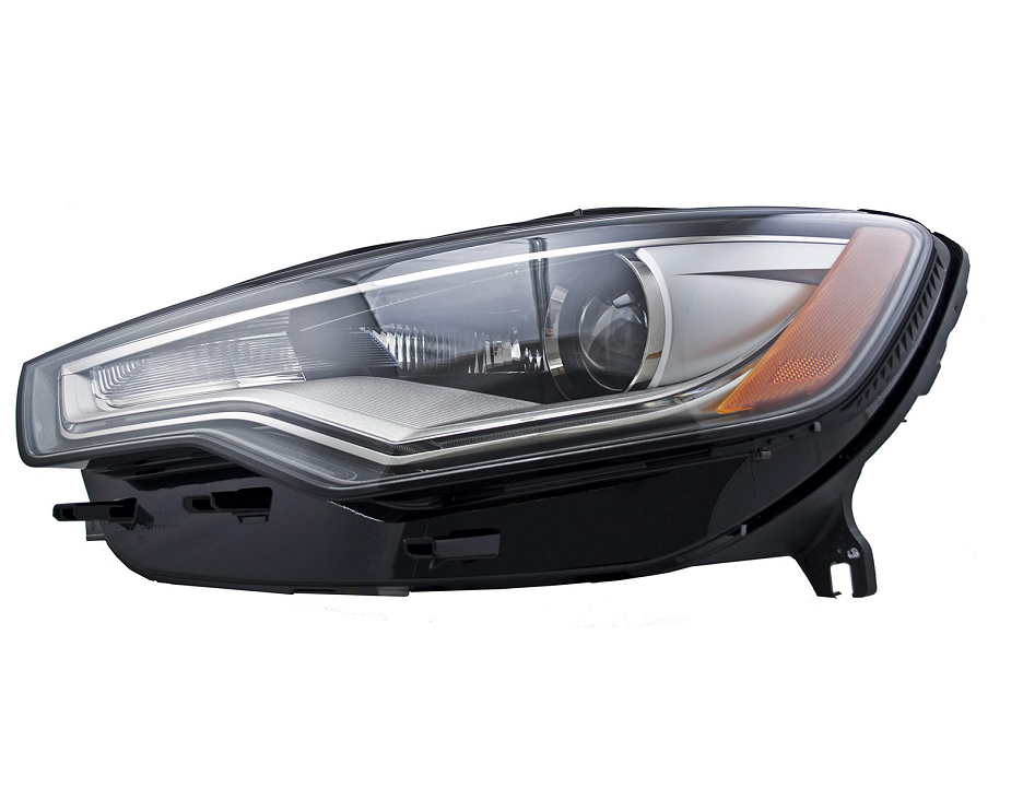 Far Audi A6 (4g/C7), 01.2011-06.2014, model: Version USA, montare fata, stanga, cu lumina de zi; D3S+H7; electric; fara ballast; fara unitate de control; cu motor; Omologare: SAE; xenon; cu lumina viraje, HELLA