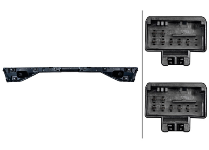 Stop spate, lampa Audi A8 (D5), 07.2017-12.2021, montare spate, centrala, Tip=Low; LED; cu ornament negru; HELLA