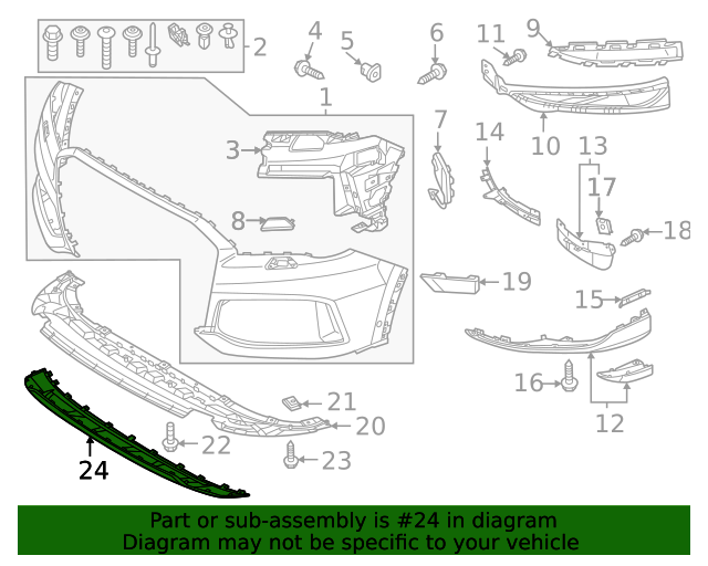 Spoiler bara protectie fata Audi Q7 (4m), 10.2019-, montare fata, gri/argintiu, RapidAuto