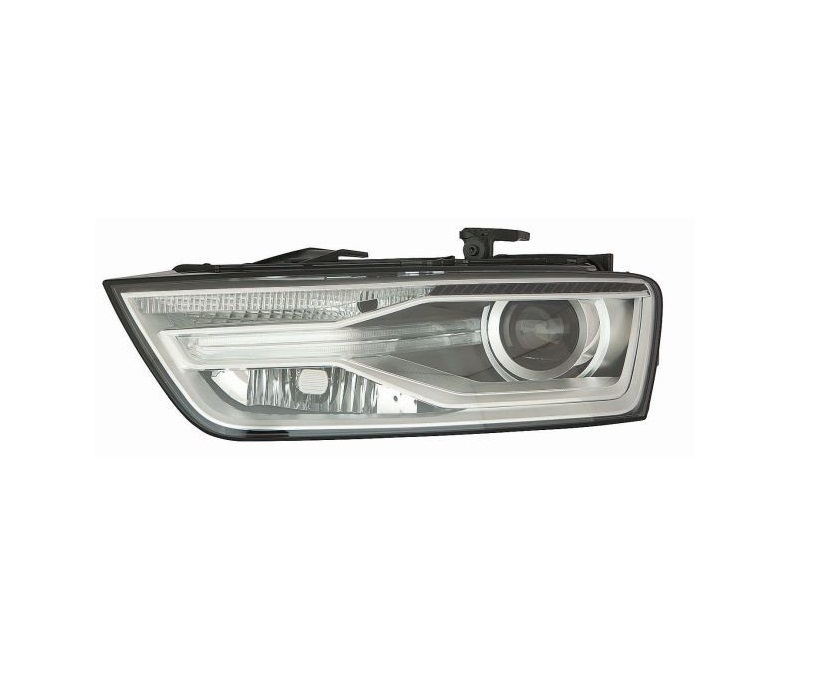 Far Audi Q3 (8u), 01.2015-08.2018, montare fata, stanga, bi-xenon; cu lumini de zi tip LED; D5S+H8+LED; electric; fara modul LED; fara bec xenon; fara ballast; fara modul LED; cu motor; xenon; cu lumina viraje, DEPO