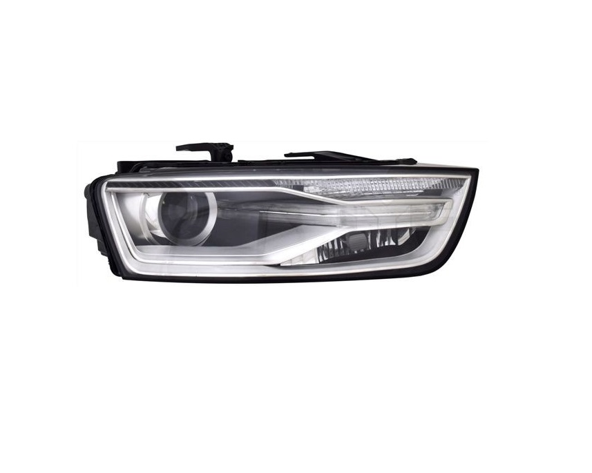 Far Audi Q3 (8u), 01.2015-08.2018, montare fata, dreapta, bi-xenon; cu lumini de zi tip LED; D5S+H8+LED; electric; fara modul LED; fara bec xenon; fara ballast; fara modul LED; cu motor; xenon; cu lumina viraje, TYC