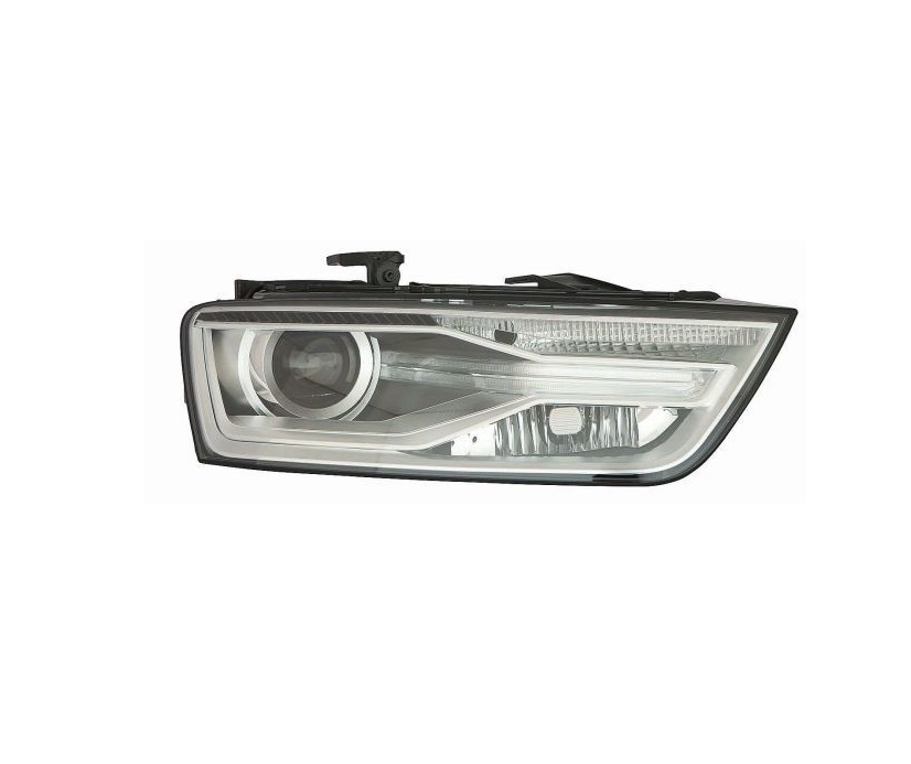 Far Audi Q3 (8u), 01.2015-08.2018, montare fata, dreapta, bi-xenon; cu lumini de zi tip LED; D5S+H8+LED; electric; fara modul LED; fara bec xenon; fara ballast; fara modul LED; cu motor; xenon; cu lumina viraje, DEPO