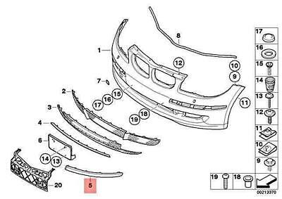 Ornament bara protectie, spoiler Bmw Seria 1 (E81/E82/E87/E88), 2007-10.2013, montare fata, stanga, cu gauri senzori parcare (PDC), RapidAuto