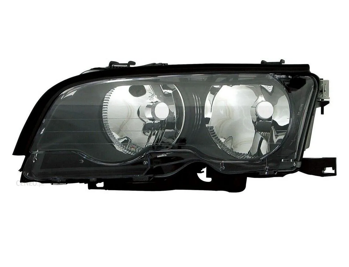 Far Bmw Seria 3 (E46), 07.2001-03.2003, montare fata, stanga, H7+H7; electric; reflector negru; cu motor; halogen, MAGNETI MARELLI